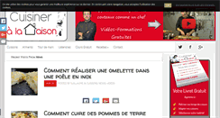 Desktop Screenshot of cuisineralamaison.com