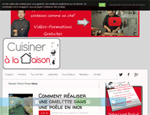 Tablet Screenshot of cuisineralamaison.com